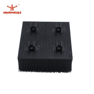 Bristle Auto Cutter Parts Brush 100x100x42mm مواد پلی رنگ آبی / مشکی