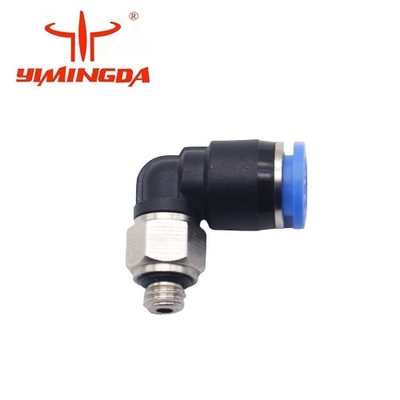 054811 قطعات برش خودکار پنوماتیک L Plug Screw QSML-M5-6 قطعات اتاق برش پارچه