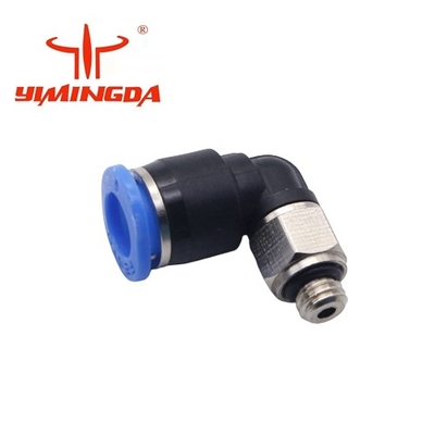 054811 قطعات برش خودکار پنوماتیک L Plug Screw QSML-M5-6 قطعات اتاق برش پارچه