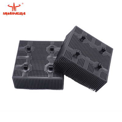 PN 92911001 قطعات برش خودکار 1.6 اینچ برس پای مربع مشکی