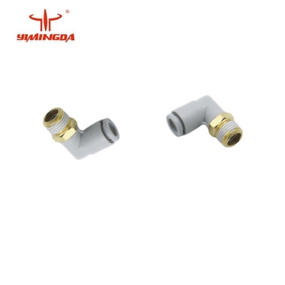 PN 465501062 قطعات یدکی کاتر نصب لوله زانویی نر W / درزگیر 6 میلی متر 1/8R